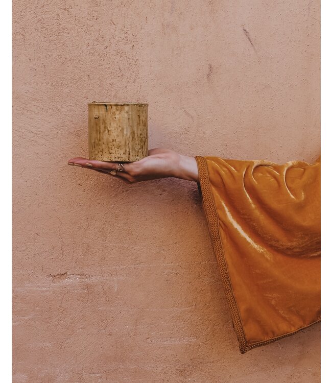 Geurkaars in Tamegroute pot | S