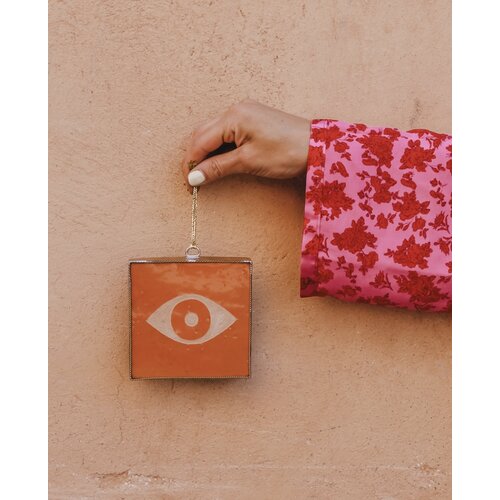SOLD OUT! Tamegroute wandtegel M | Eye Orange SOLD OUT! Tamegroute wandtegel M | Eye Orange