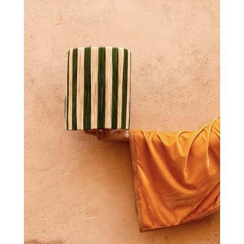 Wandlampenkap raffia groen | S & M Wandlampenkap raffia groen | S & M