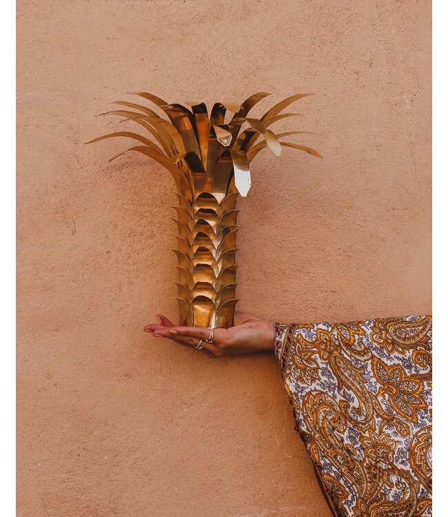 Wandlamp messing | Palmtree