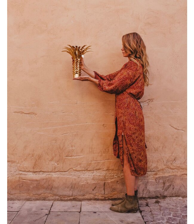 Wandlamp messing | Palmtree