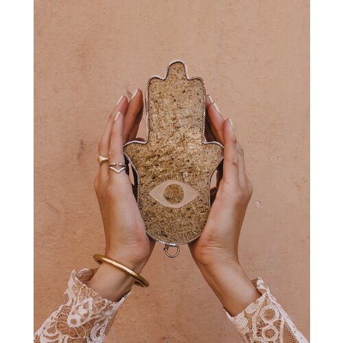 Tamegroute wandtegel geel/groen M | Hamsa Tamegroute wandtegel geel/groen M | Hamsa