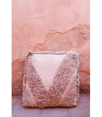 Vintage Kelim poef - 6