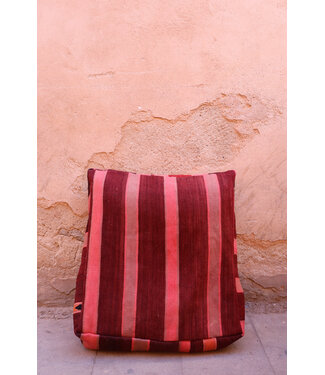 Vintage Kelim poef - 13