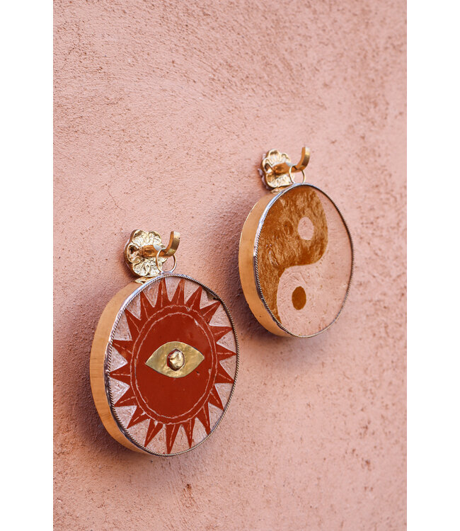 Club Nomad Zelliges wandtegel Yin Yang | caramel