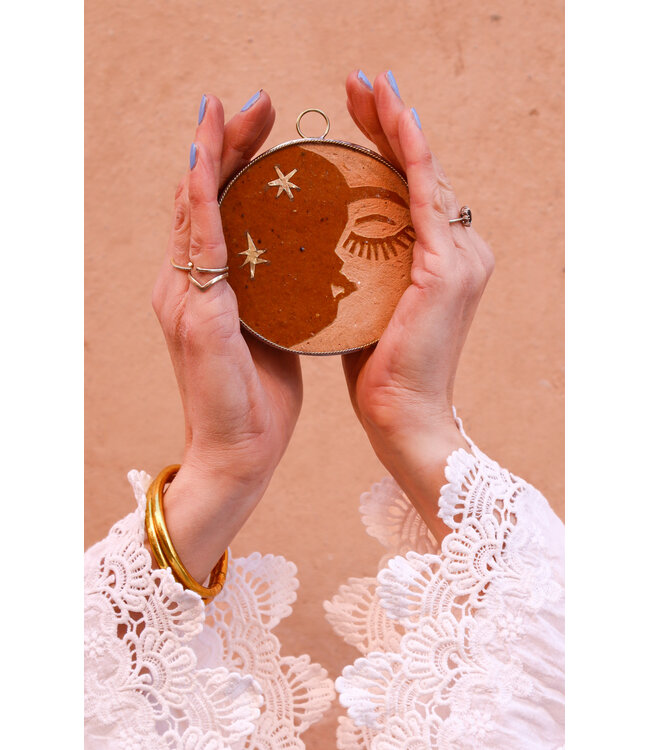 Club Nomad Zelliges wandtegel Maan | Caramel