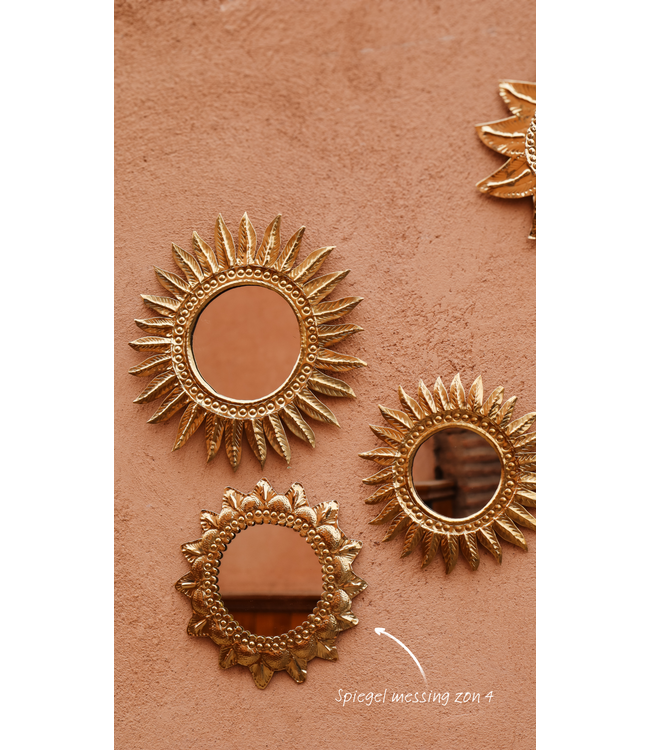 Spiegel messing zon | 4