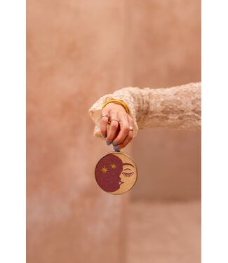 Club Nomad Zelliges wandtegel Maan | Mauve