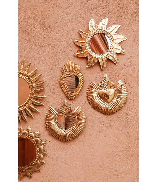 Spiegel messing zon | 3