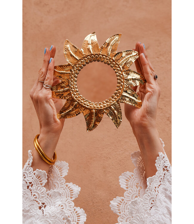 Spiegel messing zon | 3