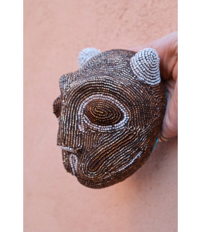 Bamiléké kralenhoofdje panter | 3