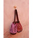 Crossbody tas brocade M | Oranje