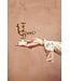 Kandelaar messing/resin | Pauw