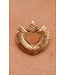 Messing spiegeltje Milagro Heart | 3 | S & M
