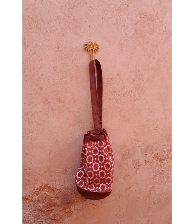 Crossbody tas brocade S & M | Oudroze