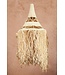 Lampenkap raffia | triangle fringe