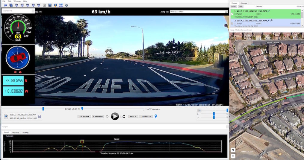What is the use of GPS on a dashcam?