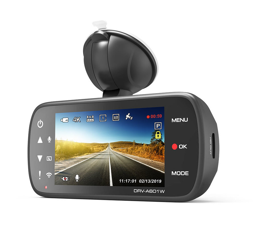 KENWOOD DRVA601W 64gb Wifi GPS 4K dashcam Dashcamdeal World's biggest dashcam store