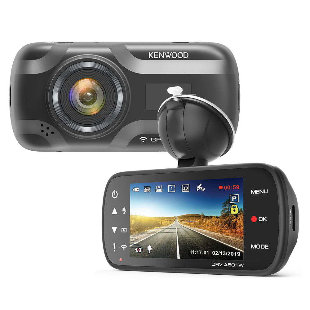 KENWOOD DRV-A501W Dashcamdeal Quad - 16gb GPS HD dashcam | dashcam store Europe\'s Wifi
