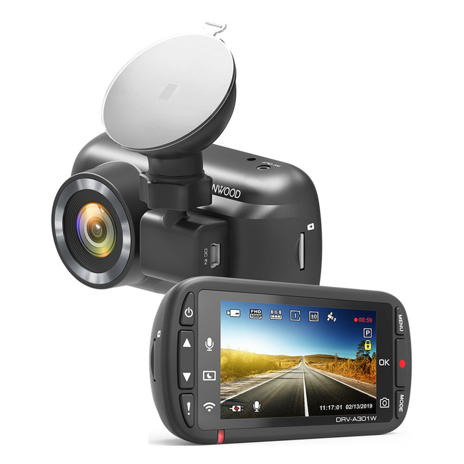 Small Eye Dash Cam Car DVR Recorder Camera with Wifi Full HD 1080p
