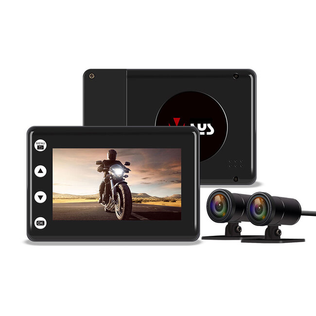 Motocam Motocam A2X Wifi 2CH dual motor dashcam