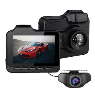 Dashcamdeal GT85 4K Ultra HD 2CH Dual Wifi GPS dashcam