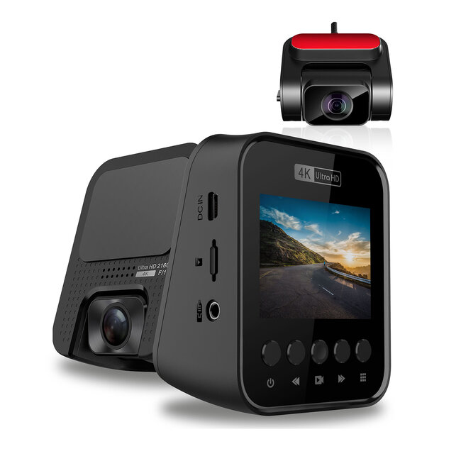 Dashcamdeal T810 4K Ultra HD 2CH Dual Wifi GPS dashcam