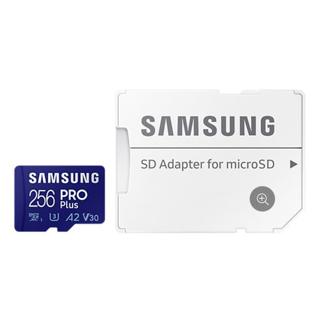 Samsung Pro Plus 256gb U3 V30 A2 Micro SDXC - Dashcamdeal | Europe's dashcam store