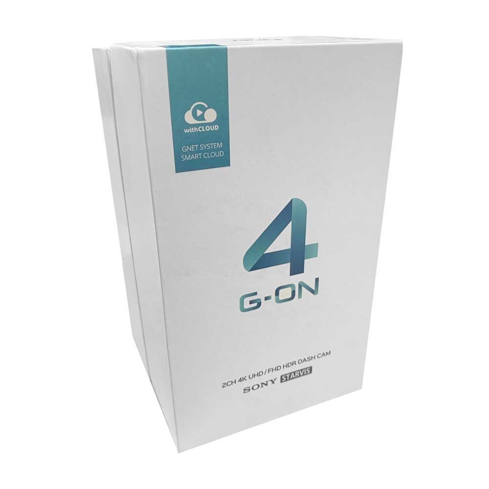 Gnet G-ON4 2CH 4K Cloud Wifi GPS 64gb dashcam - Dashcamdeal