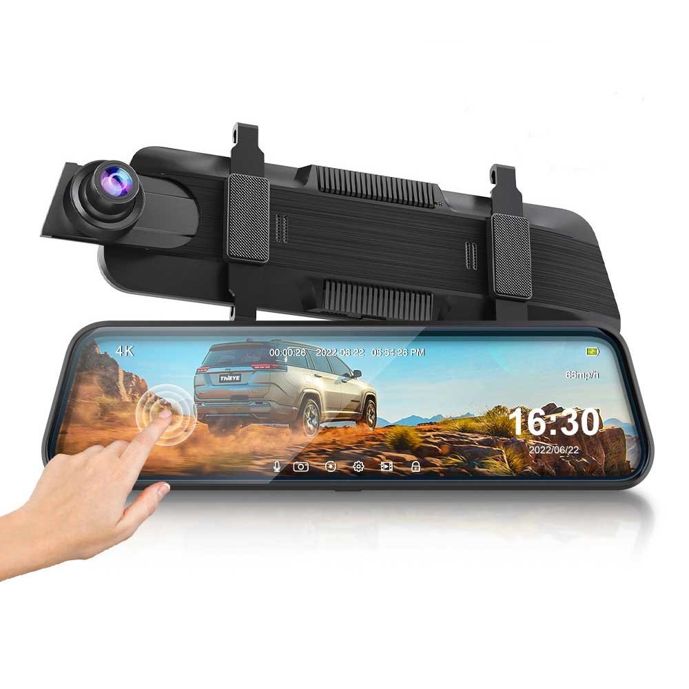 Carview 4 4K Full Mirror Touch GPS dashcam - Dashcamdeal | Europe's dashcam store