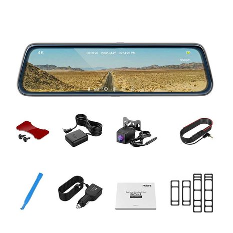ThiEye Carview 4 4K Full Mirror Touch GPS dashcam - Dashcamdeal