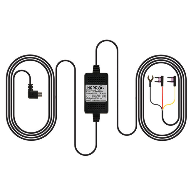 Nordväl Nordväl PMPC01 Hardwire kit Micro USB 3-wire