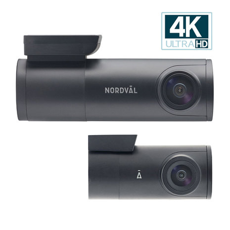 Nordväl DC102 4K 2CH Wifi GPS 32gb dashcam - Dashcamdeal