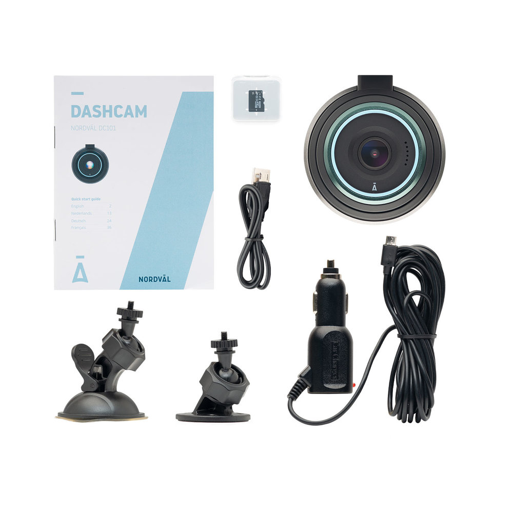 Nordväl DC102 4K 2CH Wifi GPS 32gb dashcam - Dashcamdeal