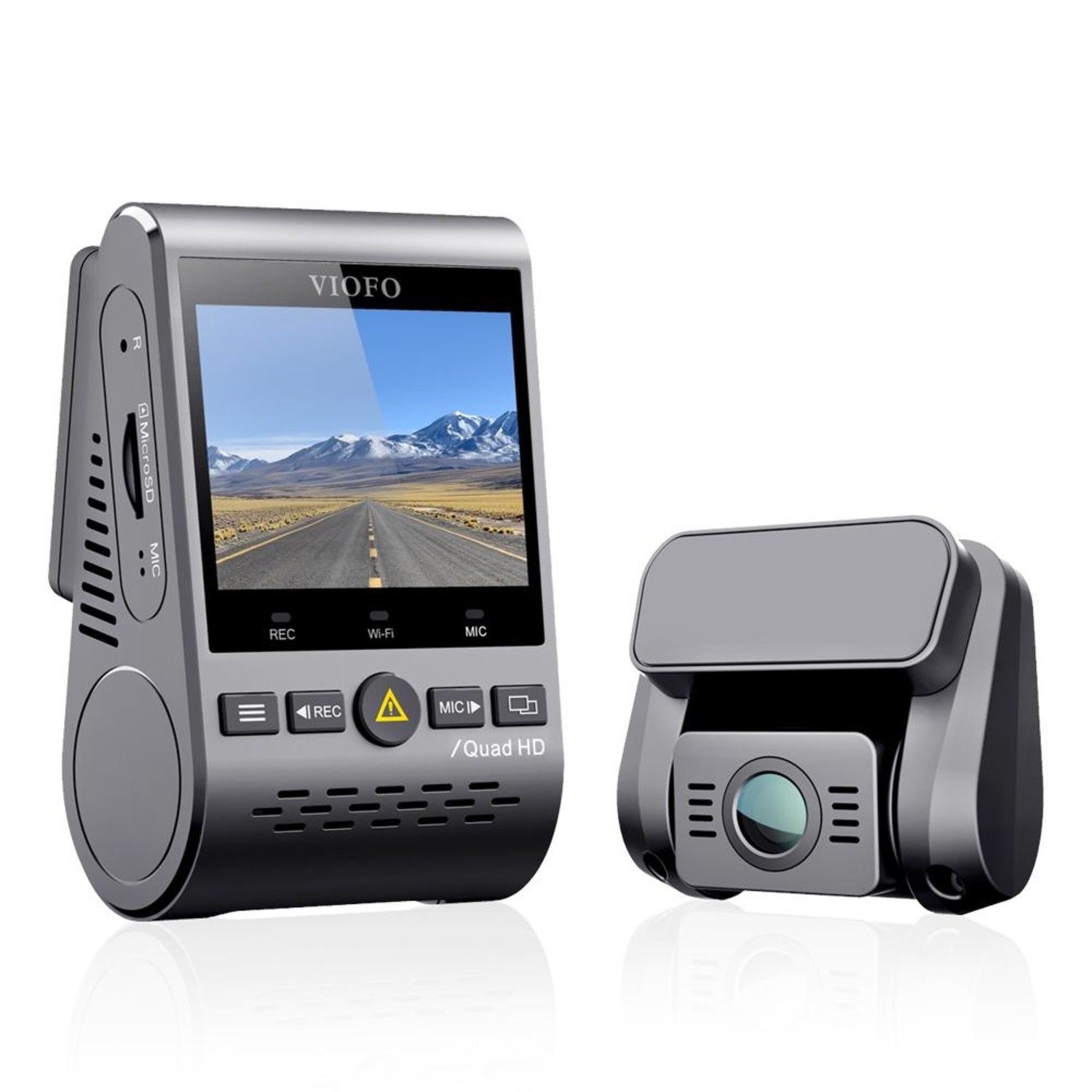 Viofo A129 Plus 2CH Duo QuadHD Wifi GPS dashcam - Dashcamdeal