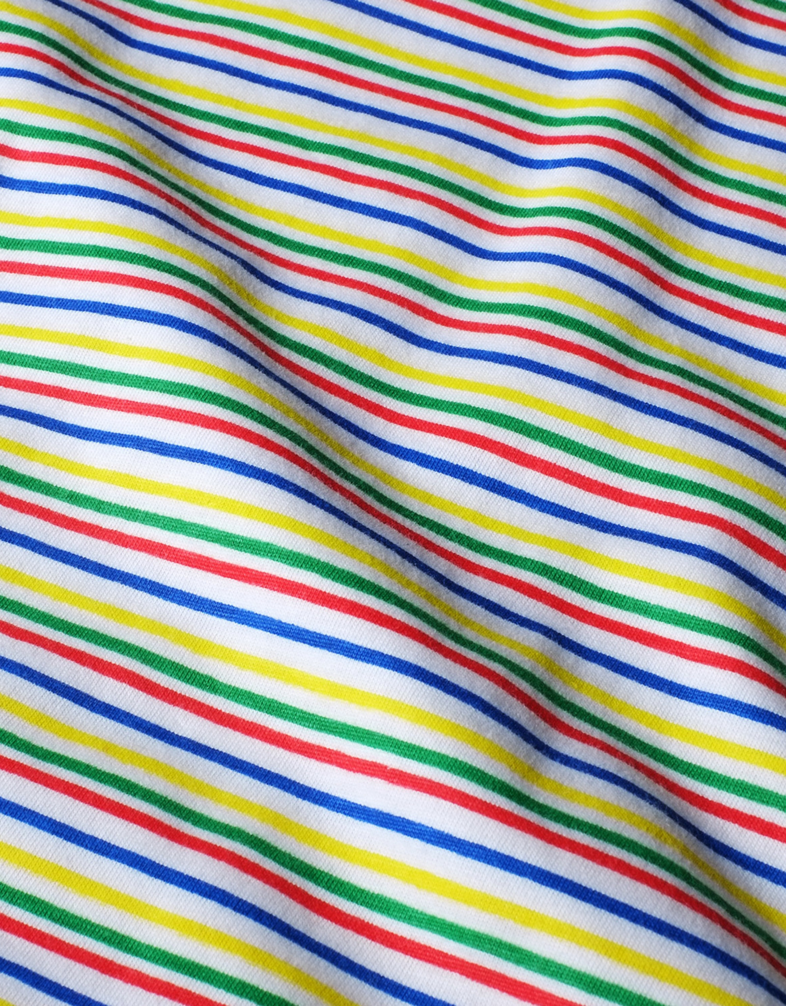 T-SHIRT COLOR STRIPES WHITE VISBY 