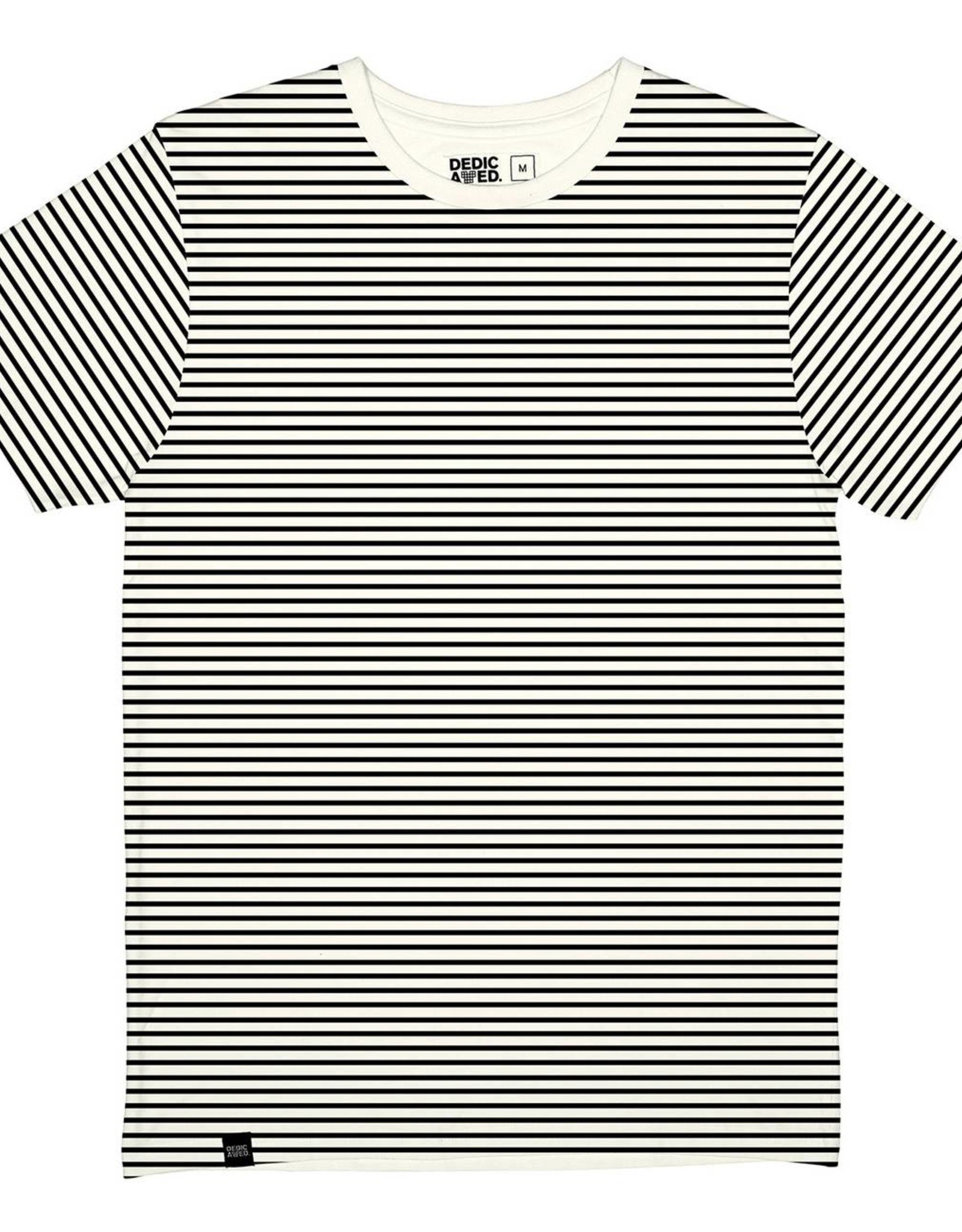 T-SHIRT STRIPES BLACK STOCKHOLM DEDICATED - WildSand