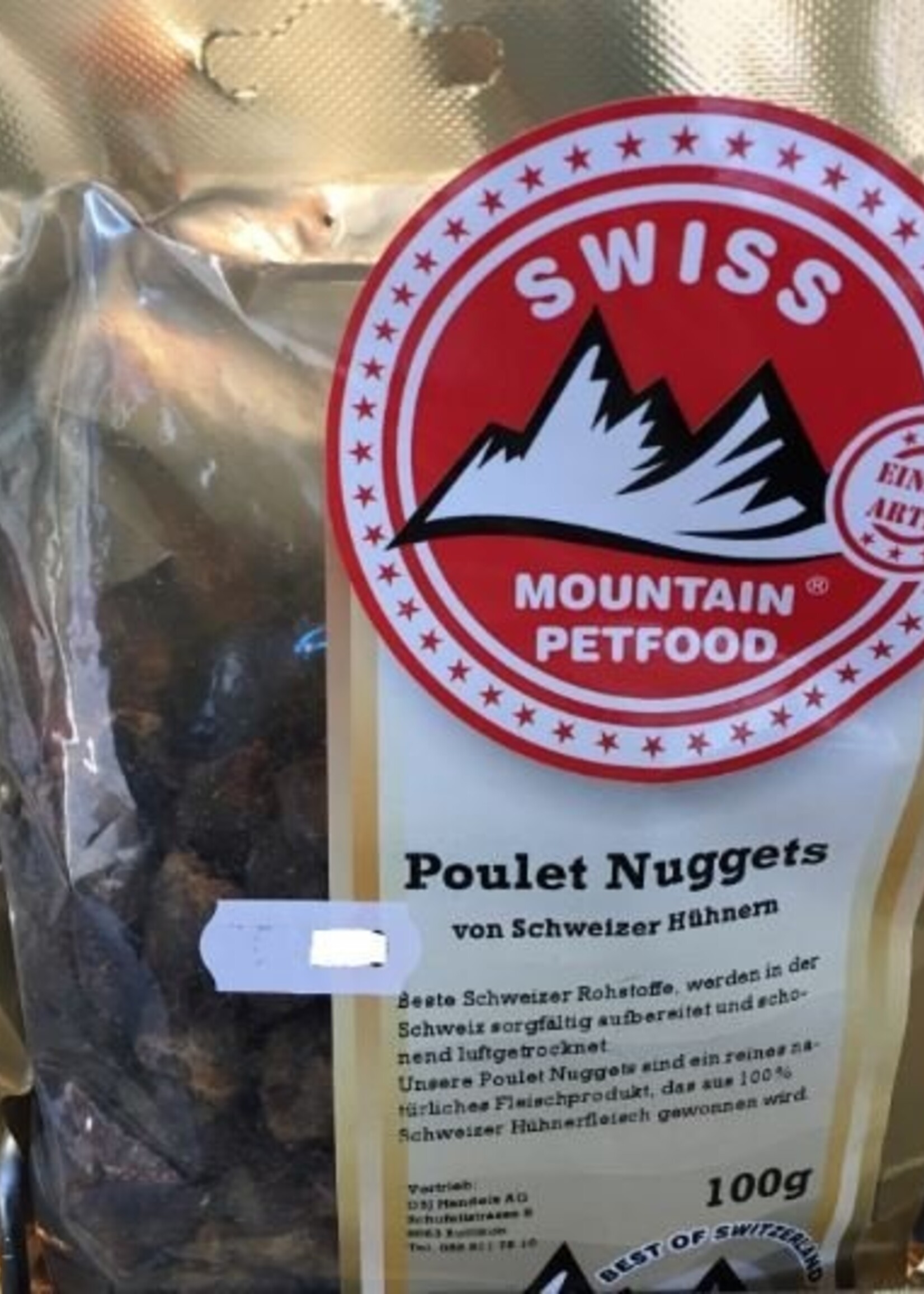 Swiss Mountain Pet Food Poulet Nuggets 100g