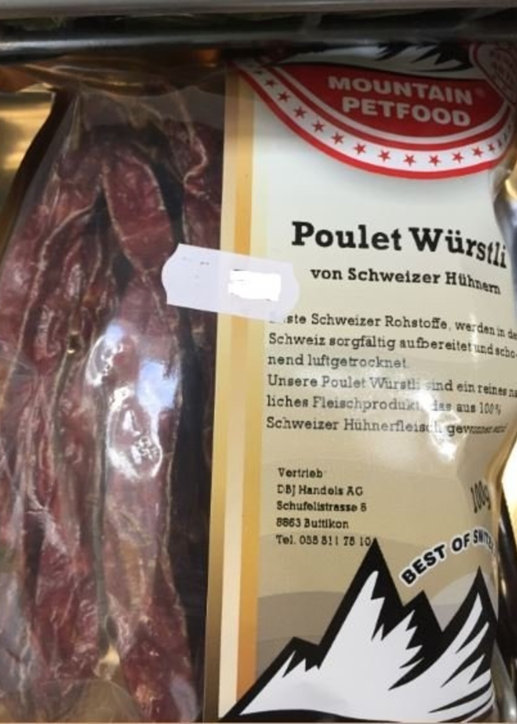 Swiss Mountain Pet Food Poulet Würstli