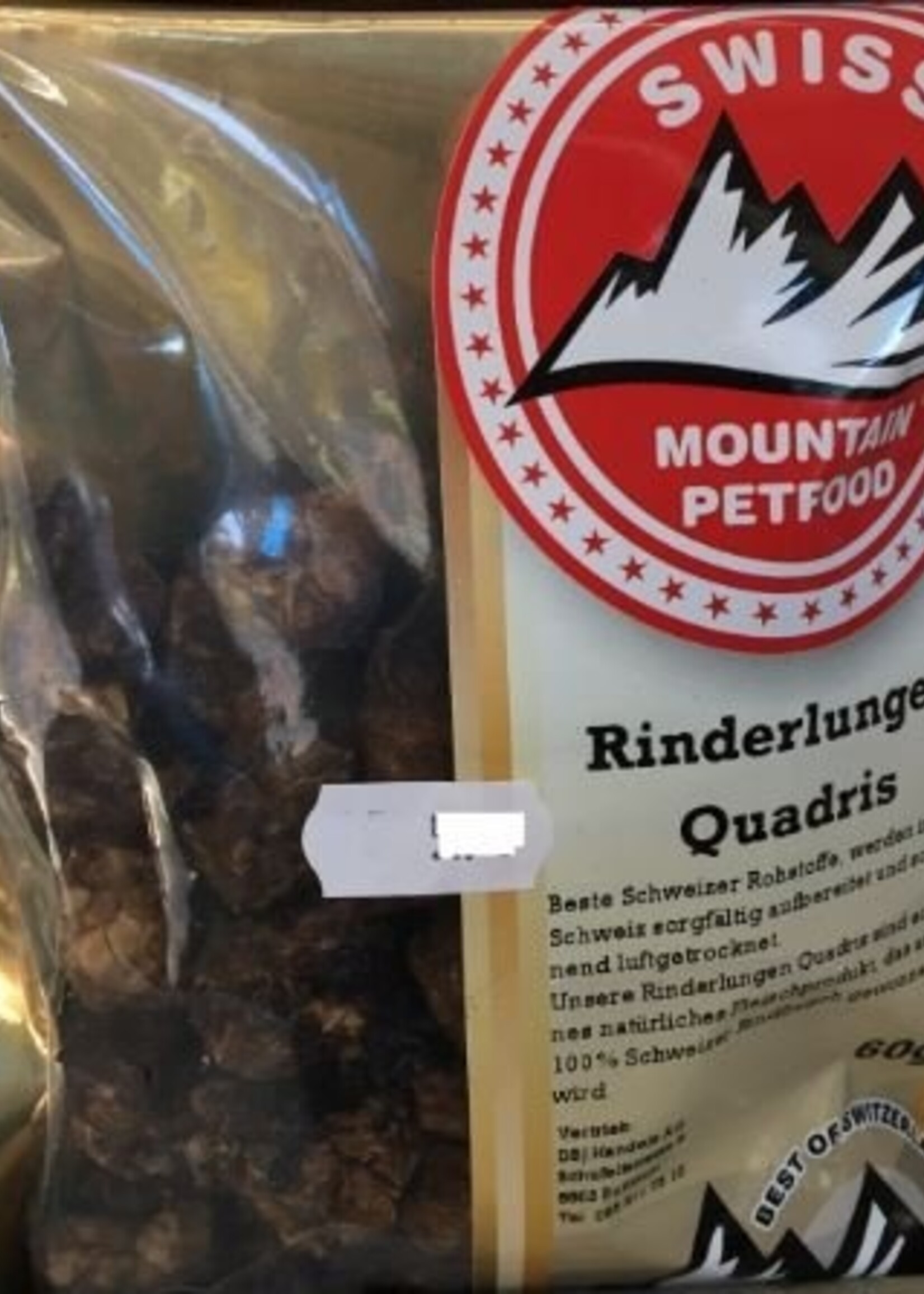 Swiss Mountain Pet Food Rinderlungen Quadris