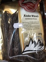 Swiss Mountain Pet Food Rinder Würstli 100g