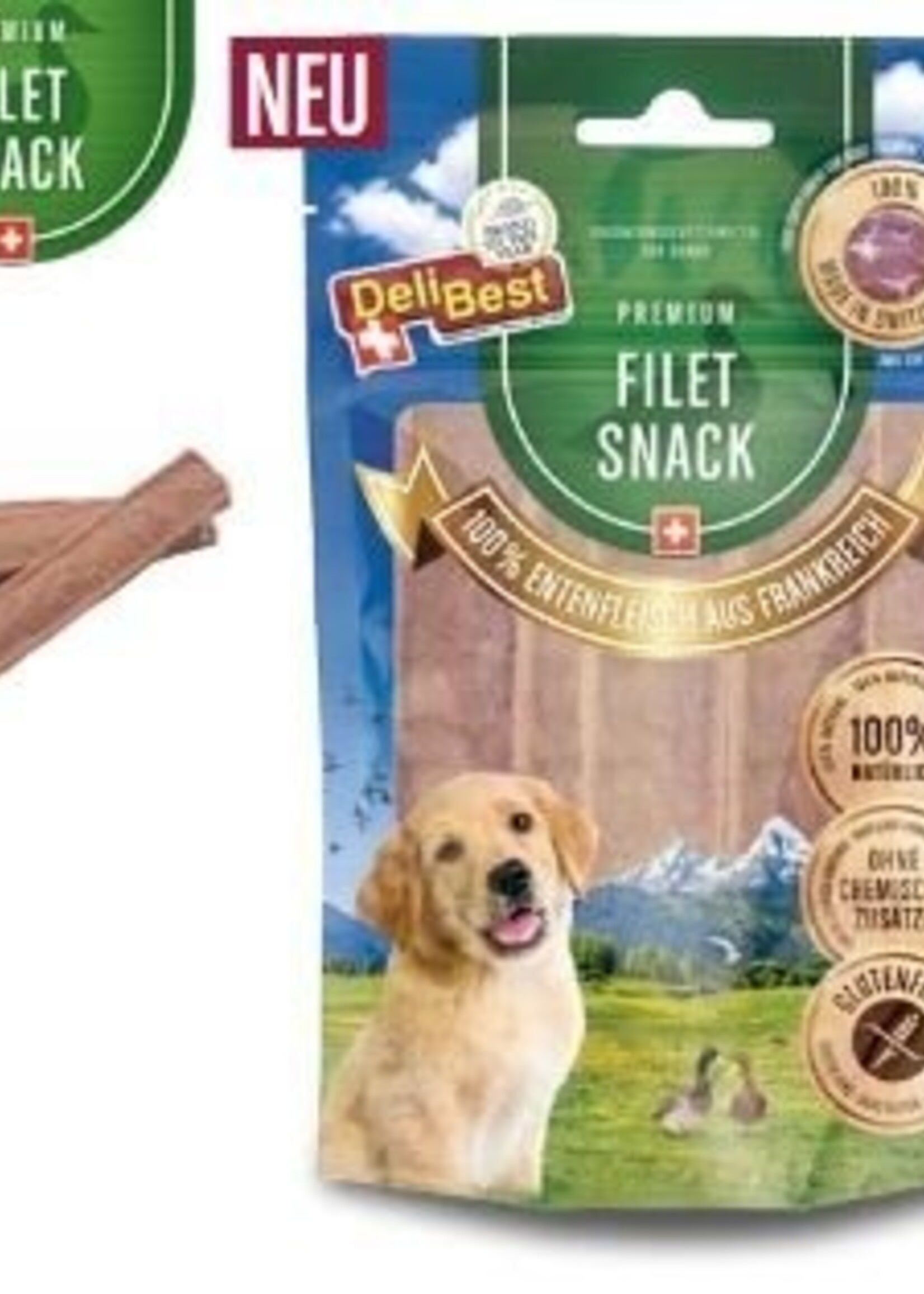 DeliBest Filet Snack mit 100% Ente aus Frankreich
