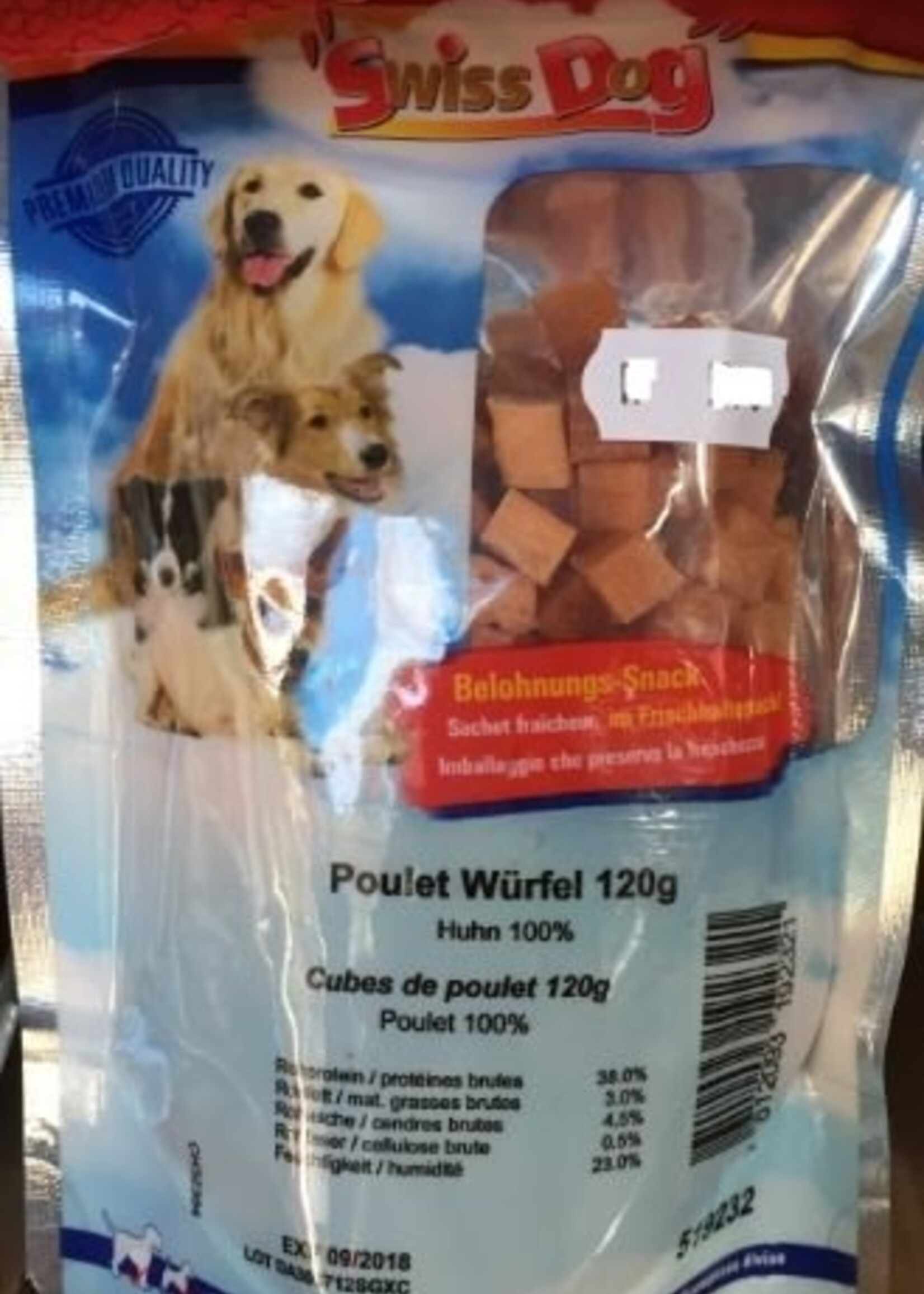 Swiss Dog Swiss Dog Poulet Würfel