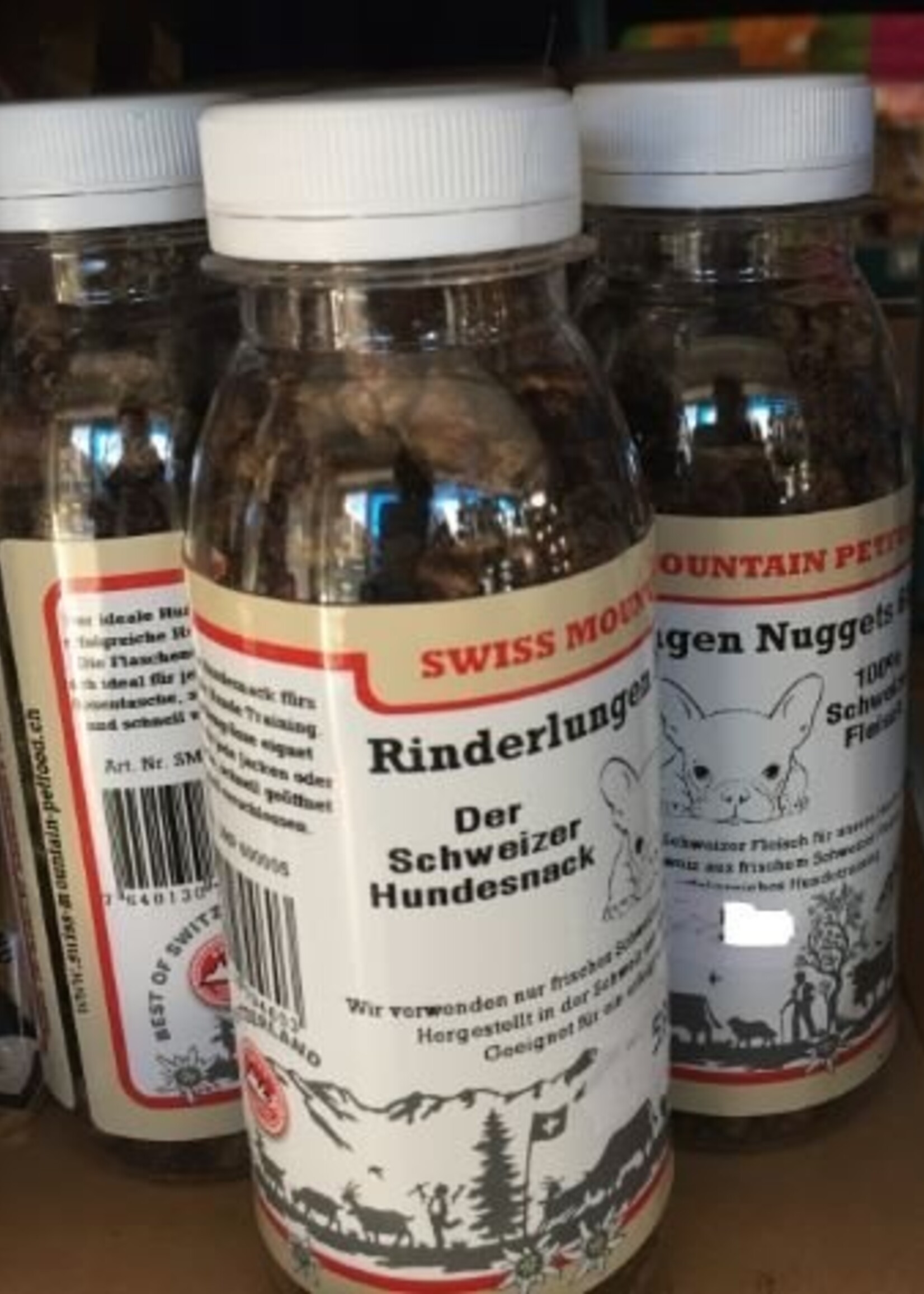 Swiss Mountain Pet Food Rinderlungen Nuggets in PET - Flasche