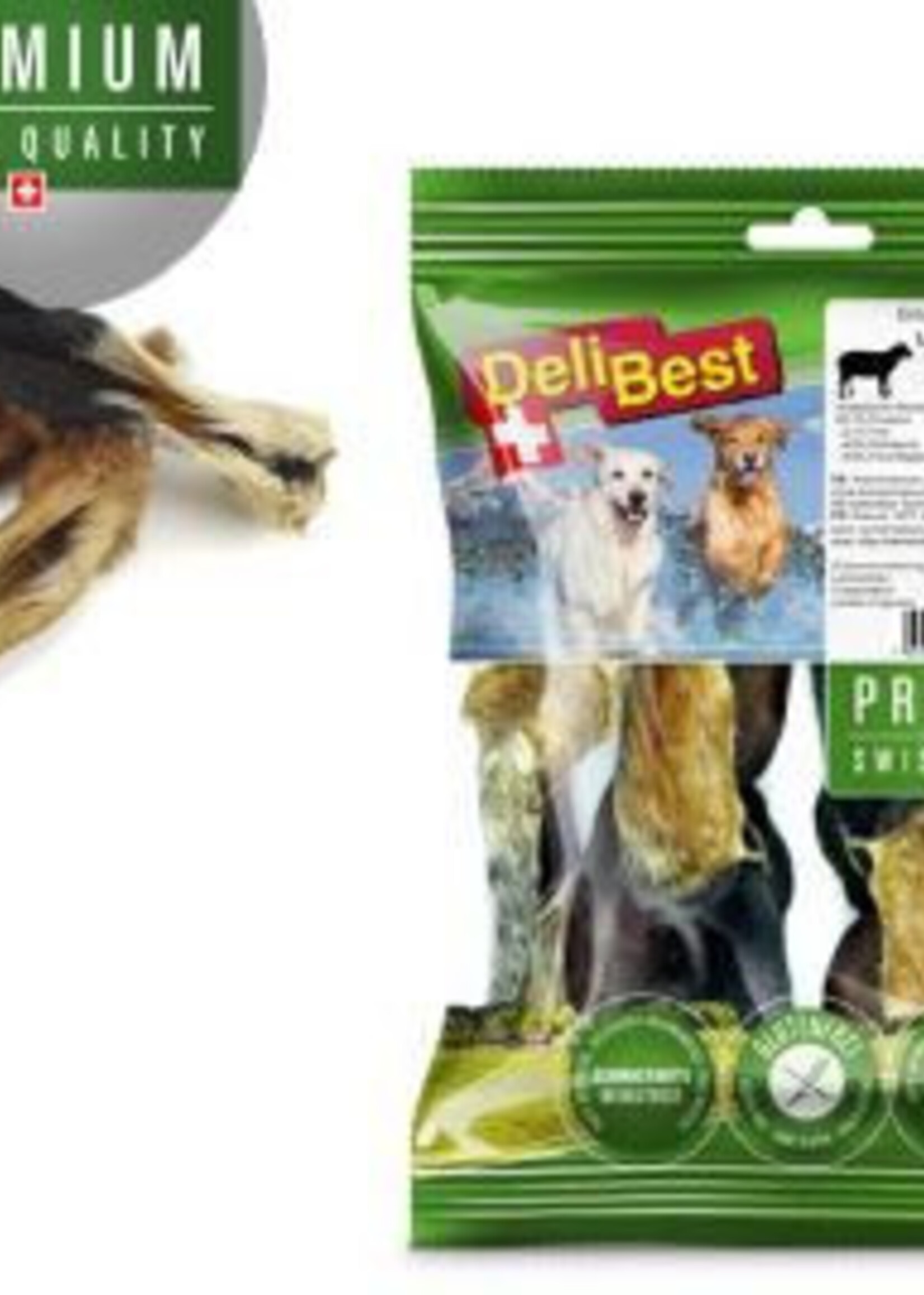 DeliBest Premium Lammohren mit Fell