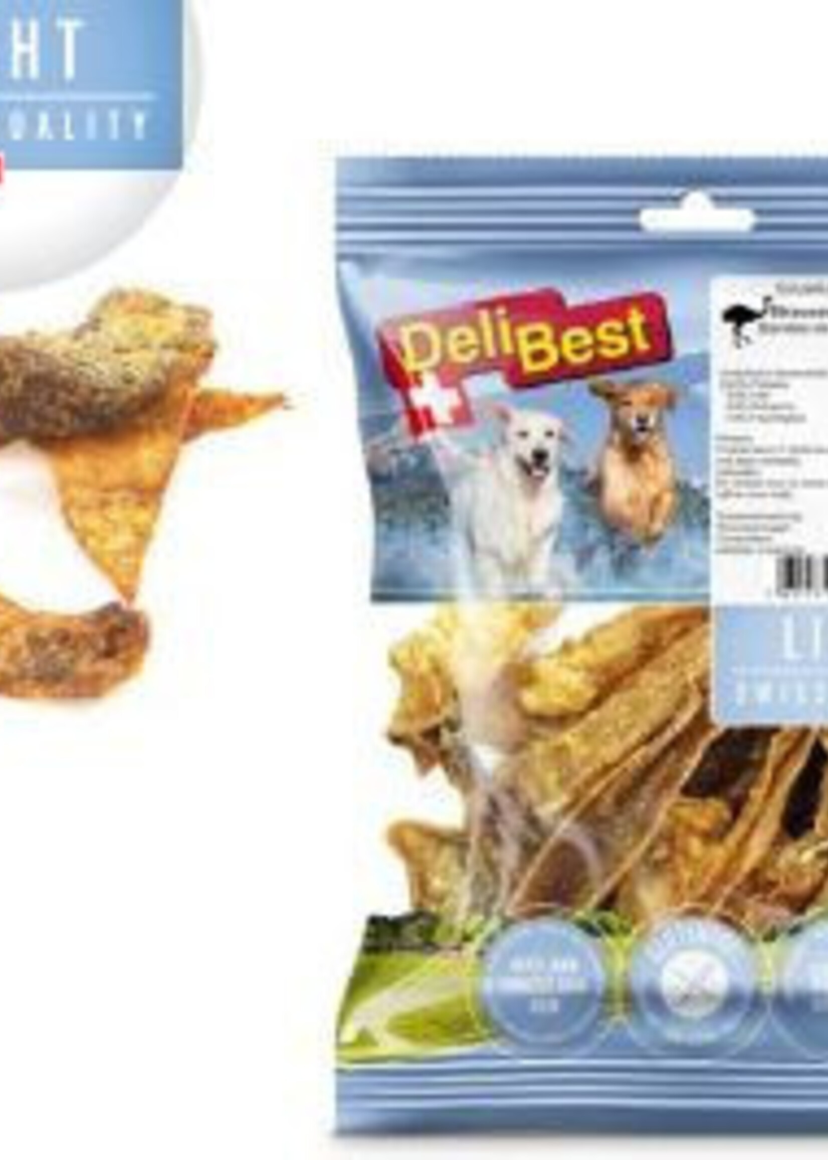DeliBest Light Straussenknusperstreifen Gourmet