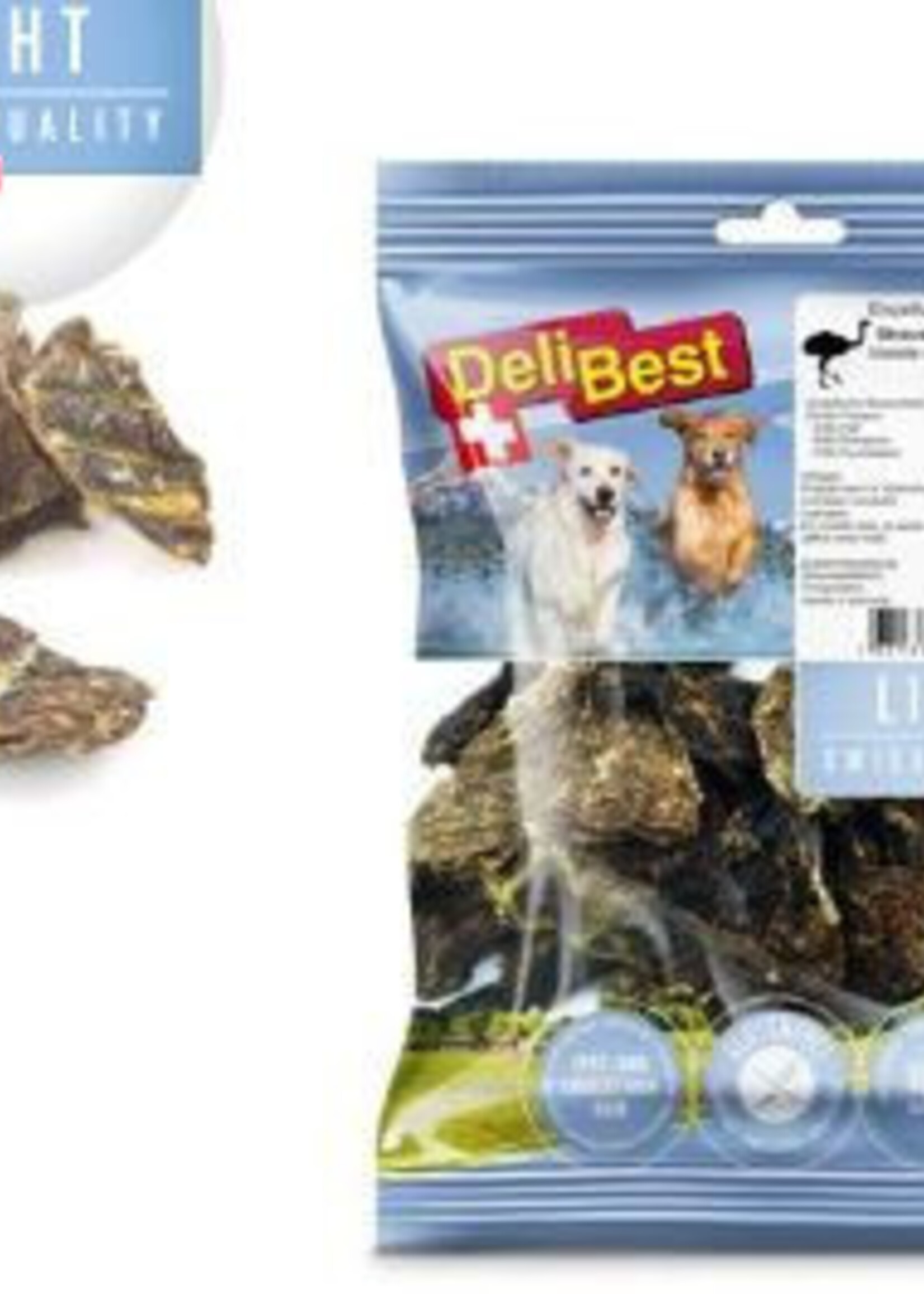 DeliBest Light Straussen Steakfleisch mit einer Spur Malz veredelt