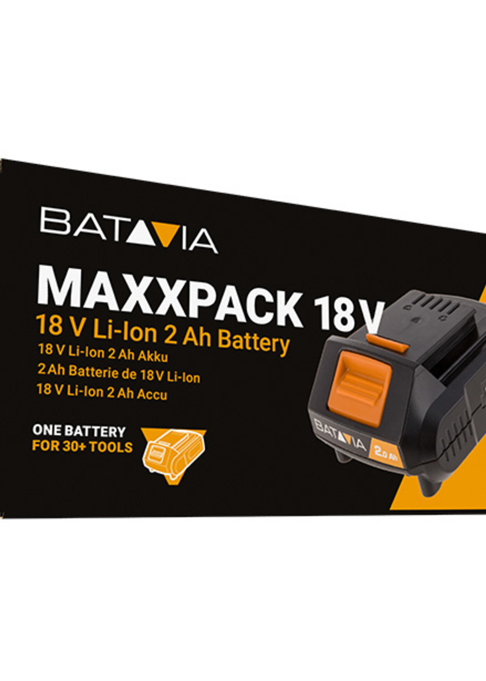 Batavia Batterie 18V - 2,0Ah | MaxxPack Akku-Plattform
