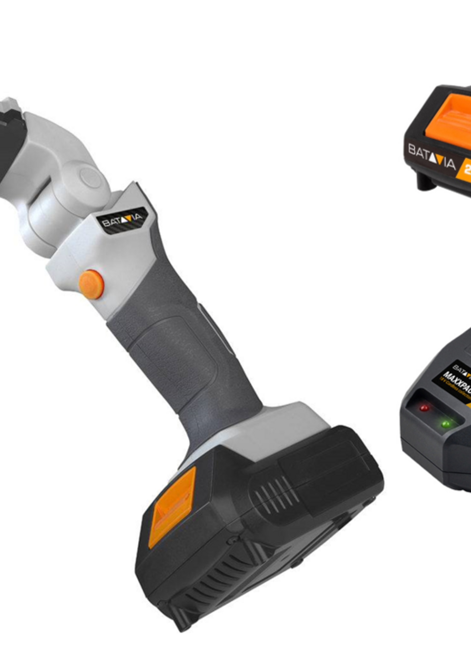 Batavia Akku-Arbeitsscheinwerfer mit schwenkbarem Kopf - 18V | inkl. Akku und Ladegerät | MaxxPack Akku-Plattform
