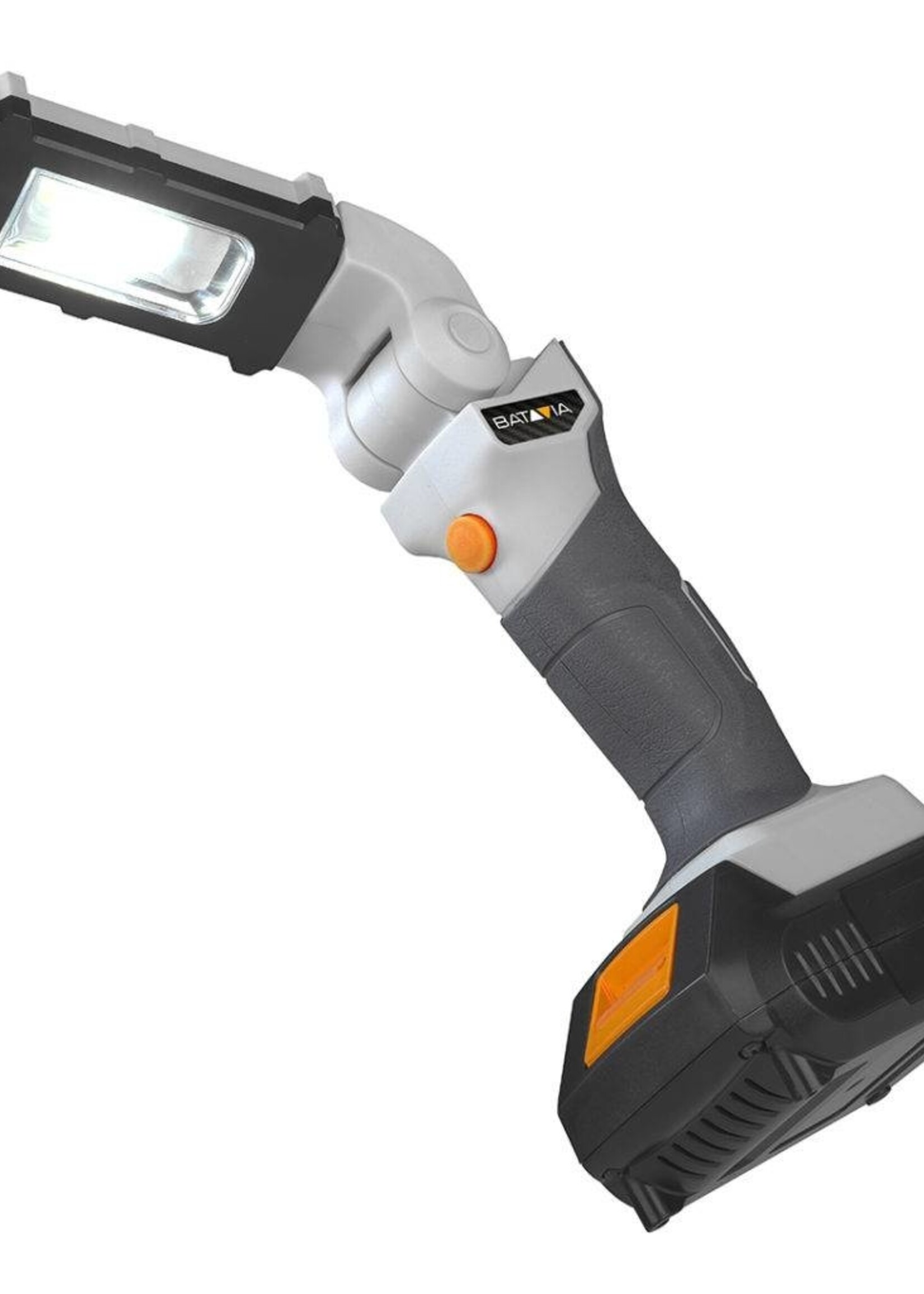 Batavia Akku-Arbeitsscheinwerfer mit schwenkbarem Kopf - 18V | inkl. Akku und Ladegerät | MaxxPack Akku-Plattform